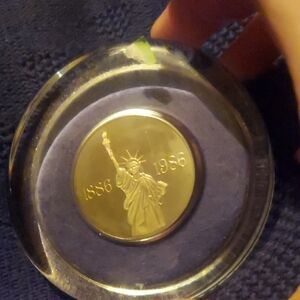 Miss Liberty Coin anniversary of the Statue of Liberty,